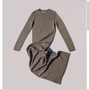 Une Heures L/S Crewneck Dress